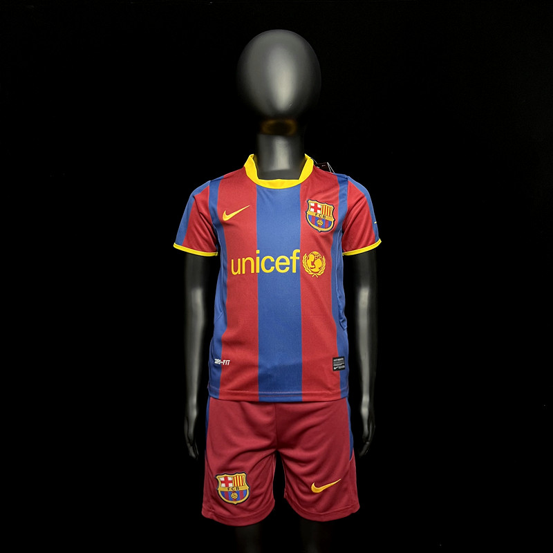 Barcelone Maillot Rétro 10/11 - Enfant
