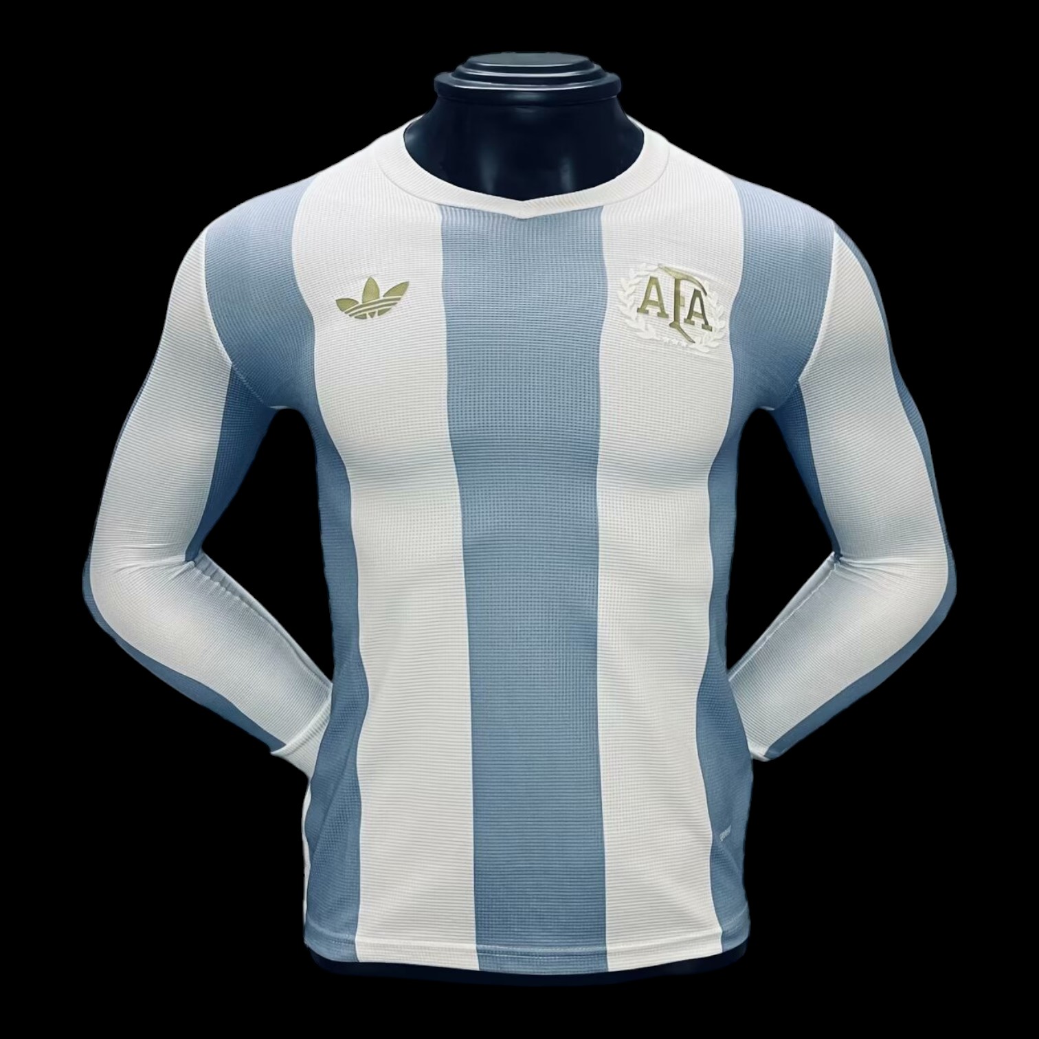 Argentine Maillot Domicile Manches Longues 50e Anniversaire - Version Player