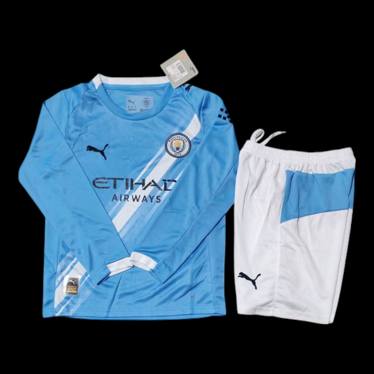 Manchester City Maillot Manches Longues Domicile 25/26 - Enfant